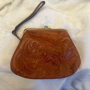 Patricia Nash Tooled Leather Clutch